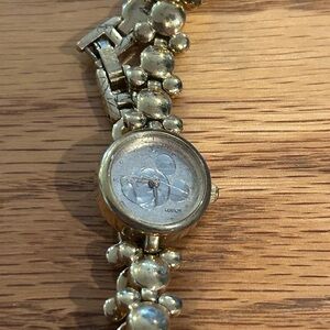 Gold Women's Bracelet Mickey Mouse Watch